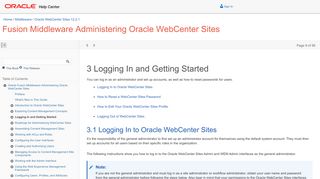 
                            11. Logging In to Oracle WebCenter Sites - Oracle Docs