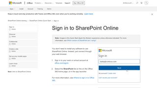 
                            4. Logging in to SharePoint Workspace - SharePoint - Office Support