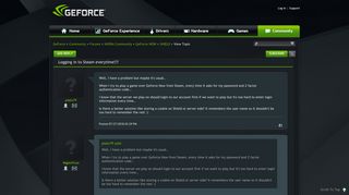 
                            6. Logging in to Steam everytime!?! - GeForce Forums