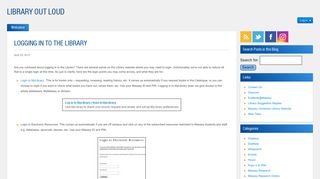 
                            8. Logging in to the Library - Massey Blogs