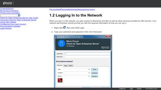 
                            3. Logging In to the Network - Client for Open Enterprise Server ... - Novell