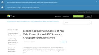 
                            11. Logging in to the System Console of Your Server and Changing the ...