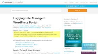 
                            1. Logging Into Managed WordPress Portal | Liquid Web Knowledge ...