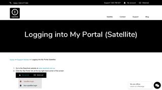 
                            9. Logging into My Portal (Satellite) - NBN Satellite Internet - National ...