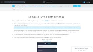 
                            4. Logging Into Prism Central - My Nutanix