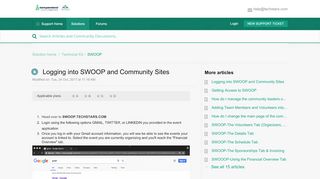 
                            12. Logging into SWOOP and Community Sites : Techstars Startup ...