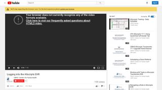 
                            5. Logging into the Allscripts EHR - YouTube