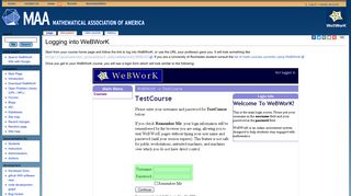 
                            1. Logging into WeBWorK - WeBWorK