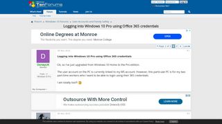 
                            5. Logging into Windows 10 Pro using Office 365 credentials - Windows ...