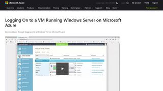 
                            7. Logging On to a VM Running Windows Server on Microsoft Azure