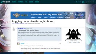 
                            12. Logging on to hive through phone. | Summoners War Sky Arena Wiki ...