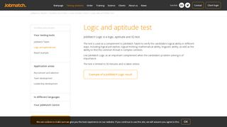 
                            11. Logic and aptitude test - Jobmatch Talent