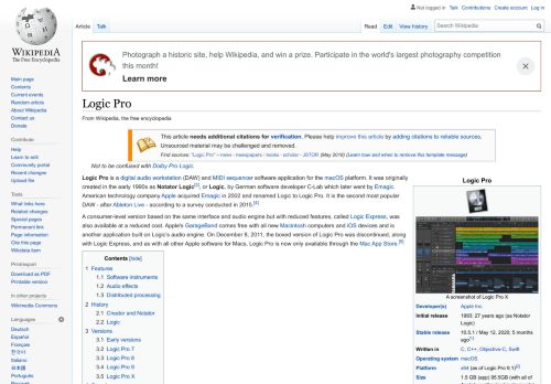 
                            13. Logic Pro - Wikipedia