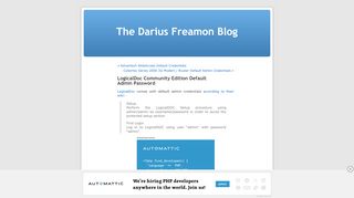 
                            6. LogicalDoc Community Edition Default Admin Password | The Darius ...