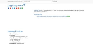 
                            9. Logicbay.com Error Analysis (By Tools) - WebsiteSuccessTools.com