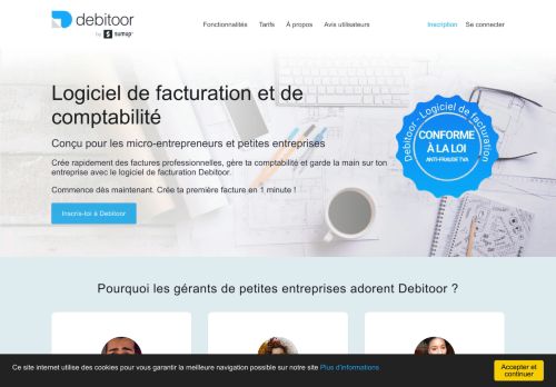 
                            1. Logiciel de facturation pour TPE et PME | Debitoor factures