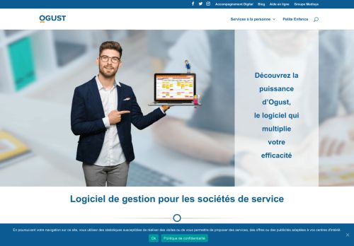 
                            1. Logiciel de gestion des services à la personne - Accueil - Ogust France