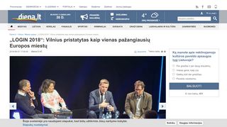 
                            7. „LOGIN 2018“: Vilnius pristatytas kaip vienas pažangiausių Europos ...