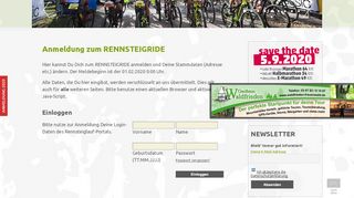 
                            7. Login | 3. RENNSTEIGRIDE - Mountainbike-Event in Thüringen am 31 ...