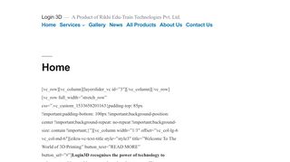
                            5. Login 3D – A Product of Rikhi Edu-Train Technologies Pvt. Ltd.