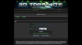 
                            6. Login | 3D Torrents - Enter Into Another Dimension