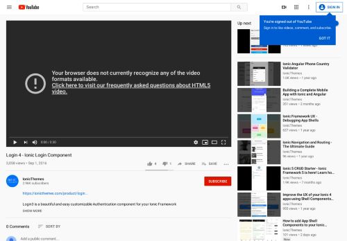
                            6. Login 4 - Ionic Login Component - YouTube