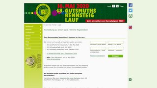 
                            1. Login | 47. GutsMuths-Rennsteiglauf am 18. Mai 2019