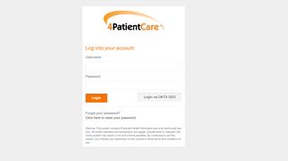 
                            4. Login - 4PatientCare