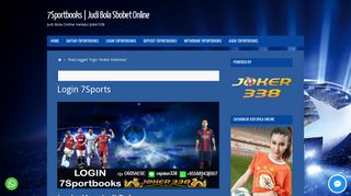 
                            7. login 7meter Indonesia | 7Sportbooks | Judi Bola Sbobet Online