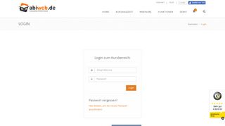 
                            1. Login - Abitur-Vorbereitung - Online-Kurse - abiweb.de