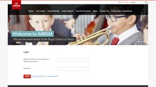 
                            5. Login - ABRSM