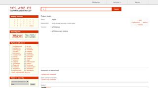 
                            5. login - ABZ.cz: slovník cizích slov