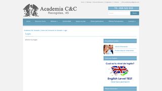 
                            6. Login | Academia C&C Granada | Centro de Formación en Granada