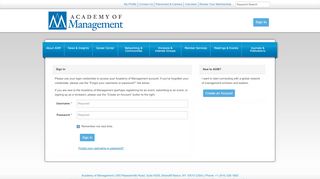 
                            13. Login - Academy of Management