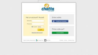 
                            1. Login - Accedi a Chatta.it