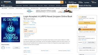 
                            5. Login Accepted: A LitRPG Novel (Incipere Online Book 1) - Amazon.com
