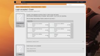 
                            1. Login accepted / Crash | Planetary Annihilation Inc
