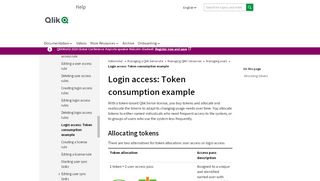 
                            2. Login access: Token consumption example ‒ Qlik Sense - Qlik | Help