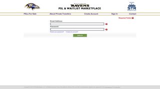 
                            6. Login Account - Baltimore Ravens PSL Marketplace