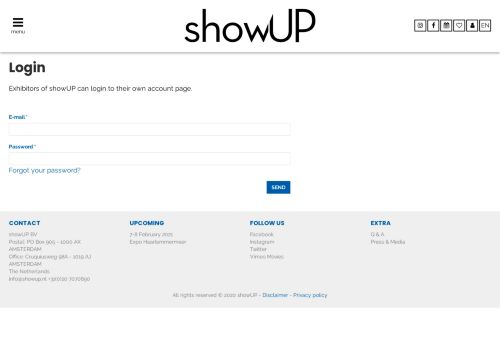 
                            1. Login - Account | showUP