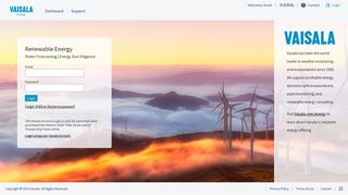 
                            9. Login :: Account :: Vaisala Energy