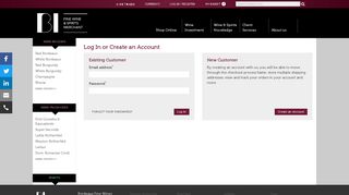 
                            3. Login AccountBI Fine Wine & Spirits Merchant - BI Wines