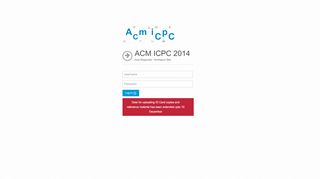 
                            6. Login - ACM ICPC 2014