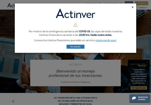 
                            1. Login - Actinver