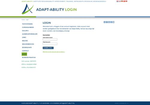 
                            1. Login - Adapt-Ability