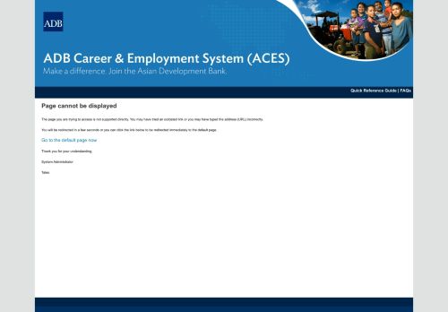 
                            12. Login - ADB Career and Employment System (ACES)