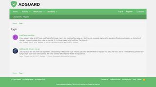 
                            4. login | AdGuard Forum