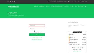 
                            12. Login Admin - POLNES (Politeknik Negeri Samarinda) Official Web