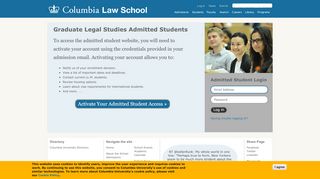 
                            13. Login | Admitted Students | Graduate Legal Studies | ...