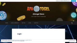 
                            8. Login – Afatogel News